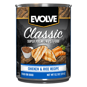 Evolve Dog Lata Chicken  Pollo 13.2 Oz  374 Gr