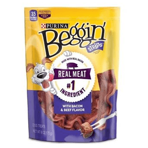 Beggin Strips Bacon Beef 6Oz