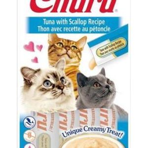 Inaba Cat Churu 4 Piezas Atun Y Vieira