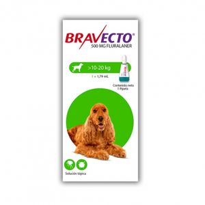Bravecto Spot On Dog 500 Mg 10-20 Kg