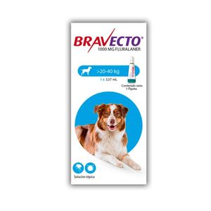 Bravecto Spot On Dog 1000 Mg 20-40 Kg
