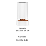 DISPENSADOR-DE-COMIDA-WHITE-ELEGANT-REF.PC49B