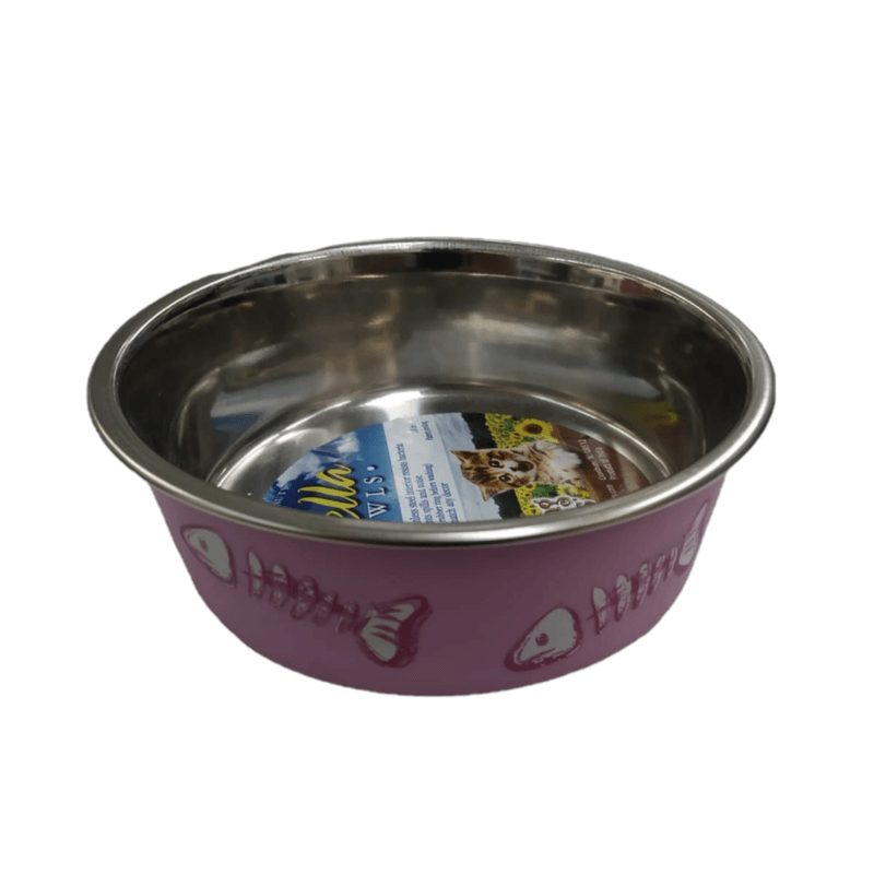LOVING-PETS-COMEDERO-GATO-EXPRESION-PEZ-ROSADO-REF.7752-LV