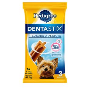 Pedigree Dentastix Snack Cuidado Oral Para Perro Raza Pequeña 3 Barras
