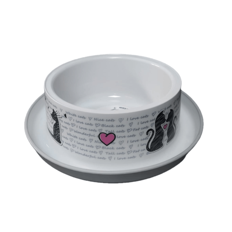 COMEDERO-TRENDY-DINNER-350-ML-CATS-IN-LOVE-REF.H131-027-CL-P5