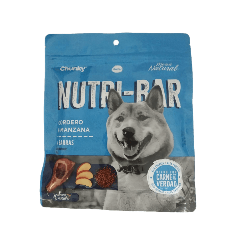 Chunky-Snack-Para-Perro-Nutri---Bar-Cordero-Y-Manzana-150g