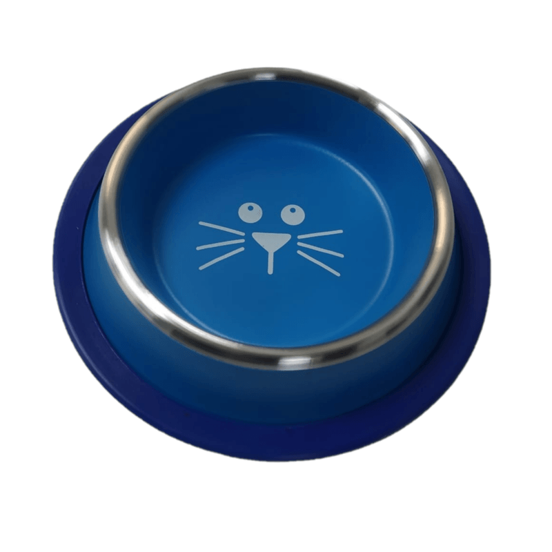 Plato-Bigotes-Gato-En-Acero-Pet-Love-16cm