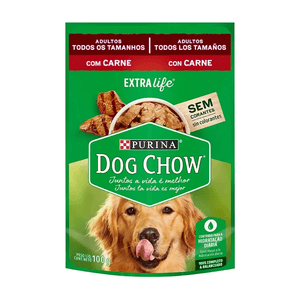 Dog Chow Trozos Carne 100 Gr