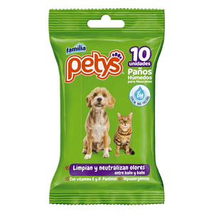 Petys Pañitos Húmedos Con Fragancia 50 Und
