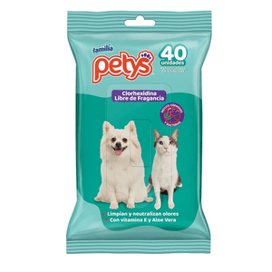 Petys Pañitos Húmedos Desinfectantes Con Fragancia 40 Und