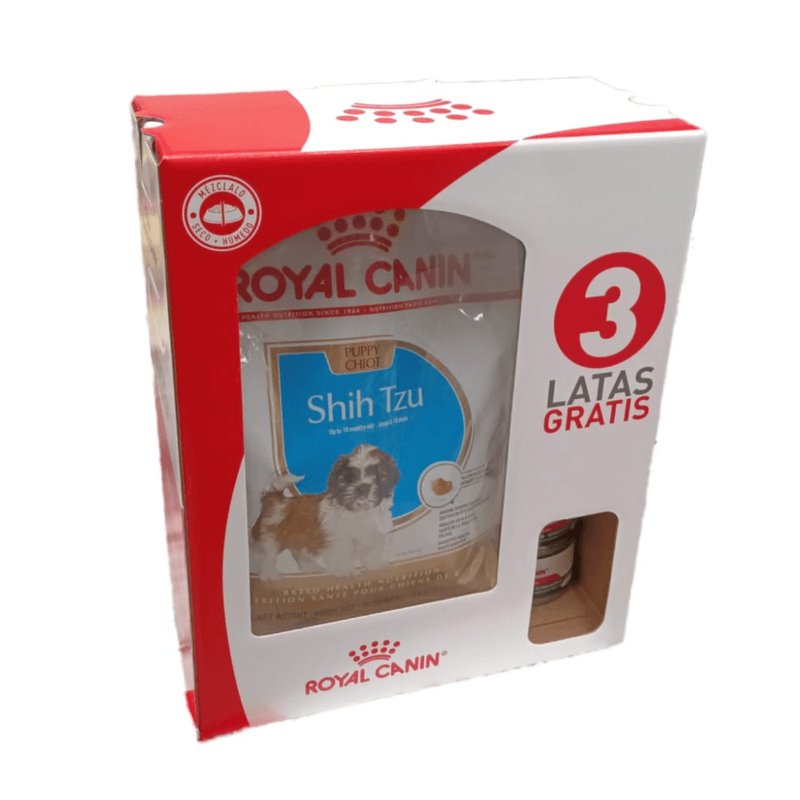 Promo-Royal-Canin-Alimento-Para-Perro-Shih-Tzu-Puppy-13kg---3-Latas