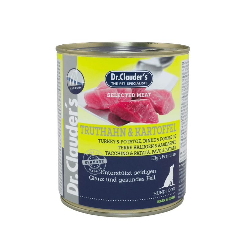 Dr.-Clauder-s-Alimento-Humedo-Para-Perro-Pavo-y-Papa-800-g