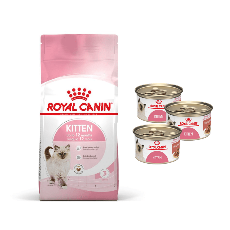 Royal-Canin-Salud-Felina-Nutricion-Seco-Kitten-2-Kg---3-Latas