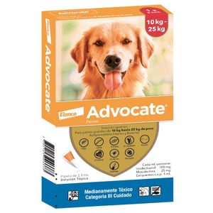 Advocate Perro 10 - 25 Kg x 1 Pipeta