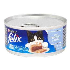 Felix Comida Humeda Para Gatos Pate Pescado Y Atun