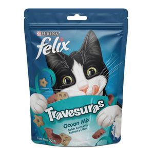 Felix Travesuras Snacks Para Gatos Ocean Mix
