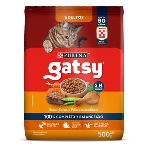 Gatsy Comida Para Gatos Sabor Pollo Y Carne