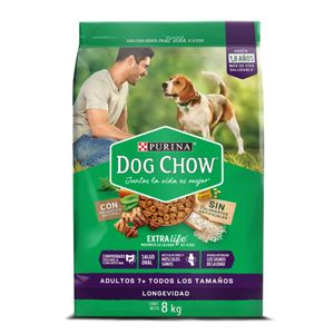 Dog Chow Comida Para Perro Senior Logevidad Con Extralife