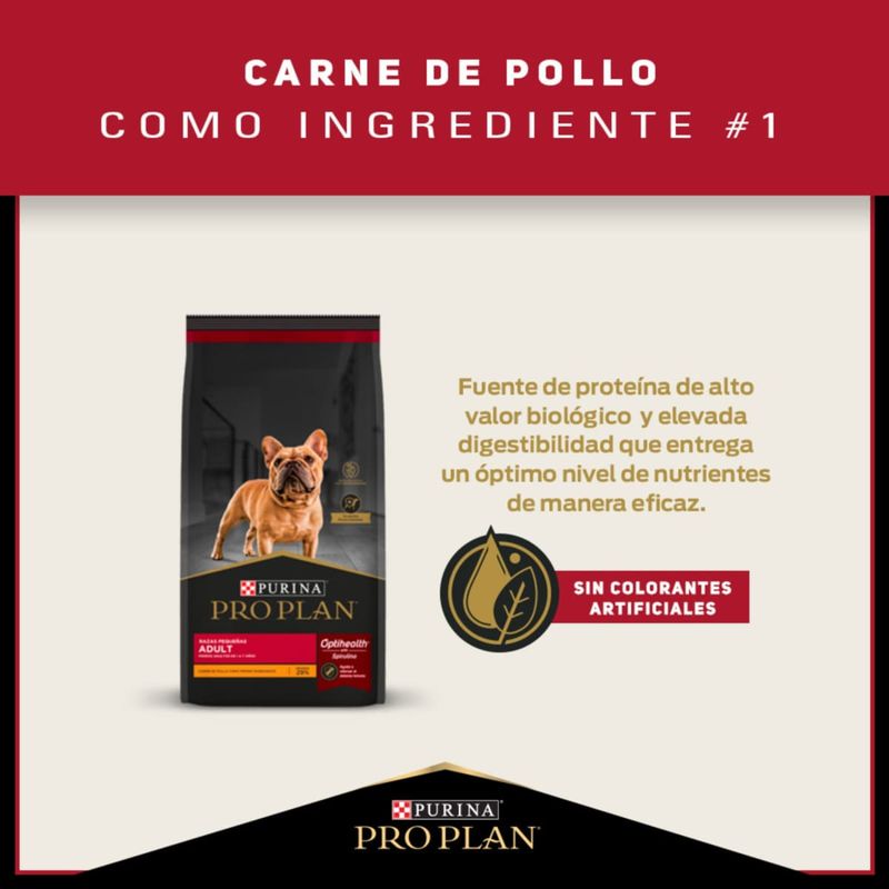 Pro Plan Alimento Para Perros Adultos Razas Pequenas 1kg Detalles