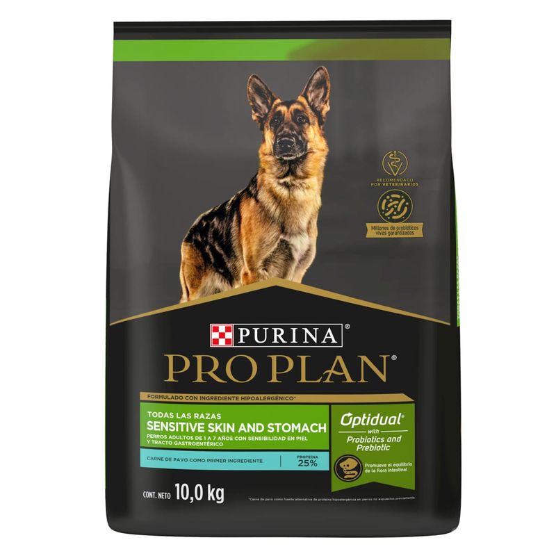 Pro Plan Alimento Para Perros Piel y Estomago Sensible Frontal