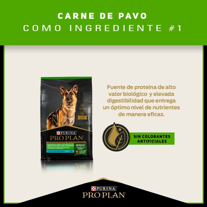 Pro Plan Alimento Para Perros Piel y Estomago Sensible Detalles