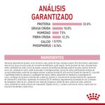Royal Canin Alimento Para Gatitos Esterilizado ingredientes