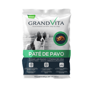 Grand Vita Alimento Humedo Para Perro Paté Pavo