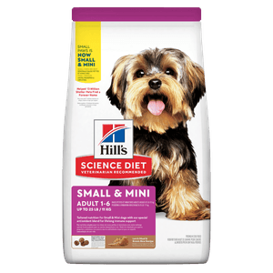 Hill's Alimento Para Perro Adulto Raza Pequeña y Mini Science Diet Sabor Cordero